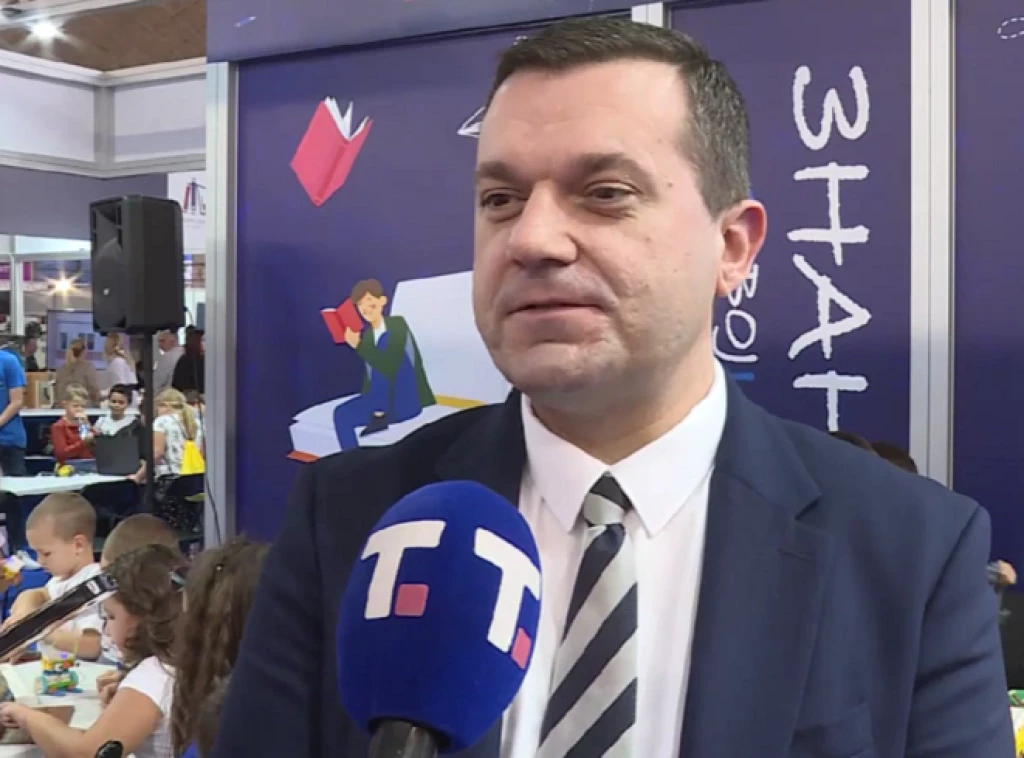 Aleksandar Jović: Na Sajmu obrazovanja predstavljanje ustanova učeničkog i studentskog standarda Foto: Tanjug/video
