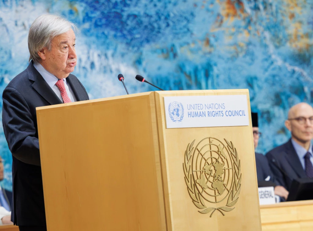 Antonio Gutereš: Ljudska prava su napadnuta širom sveta Foto: Keystone via AP/Valentin Flauraud